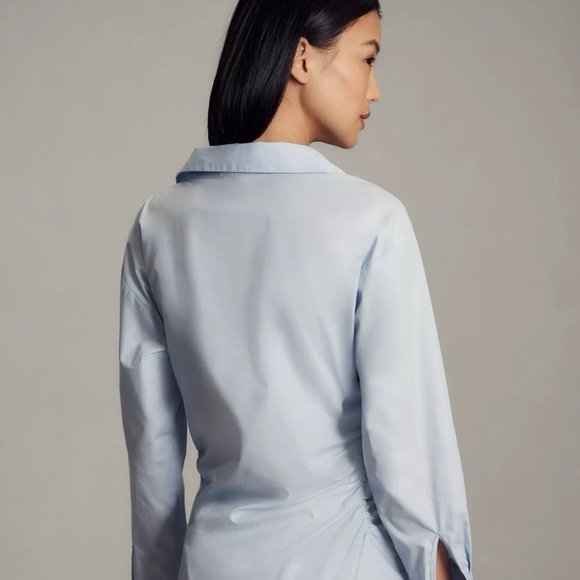 MAEVE Anthropology Asymmetrical Buttondown Shirt - Picture 3 of 4